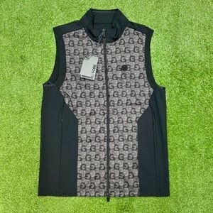 G/FORE Golf Water/Wind Resistant Full Zip Vest Onyx Men's Size Medium NWT